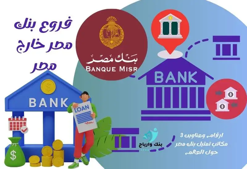 فروع بنك مصر خارج مصر