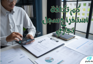 كم تكلفة استخراج سجل تجاري