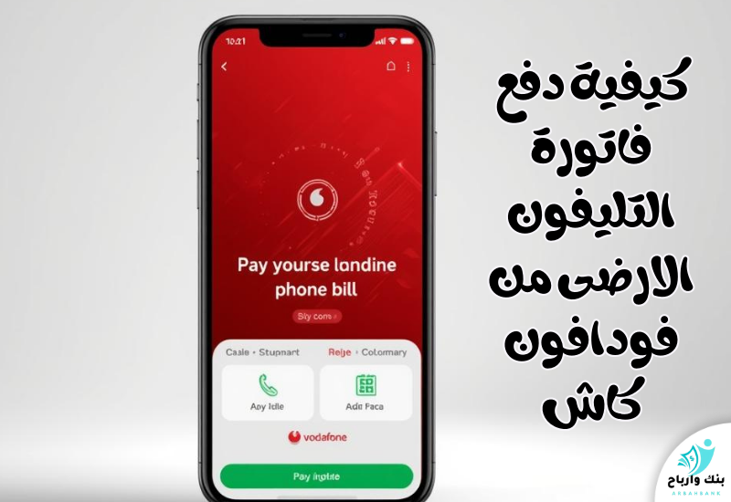 كيفية دفع فاتورة التليفون الارضى من فودافون كاش