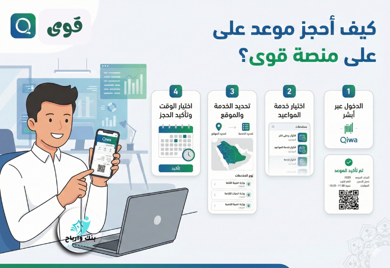 كيف احجز موعد على قوى؟ دليلك الشامل لإنهاء معاملاتك بلا انتظار كيف احجز موعد على قوى؟